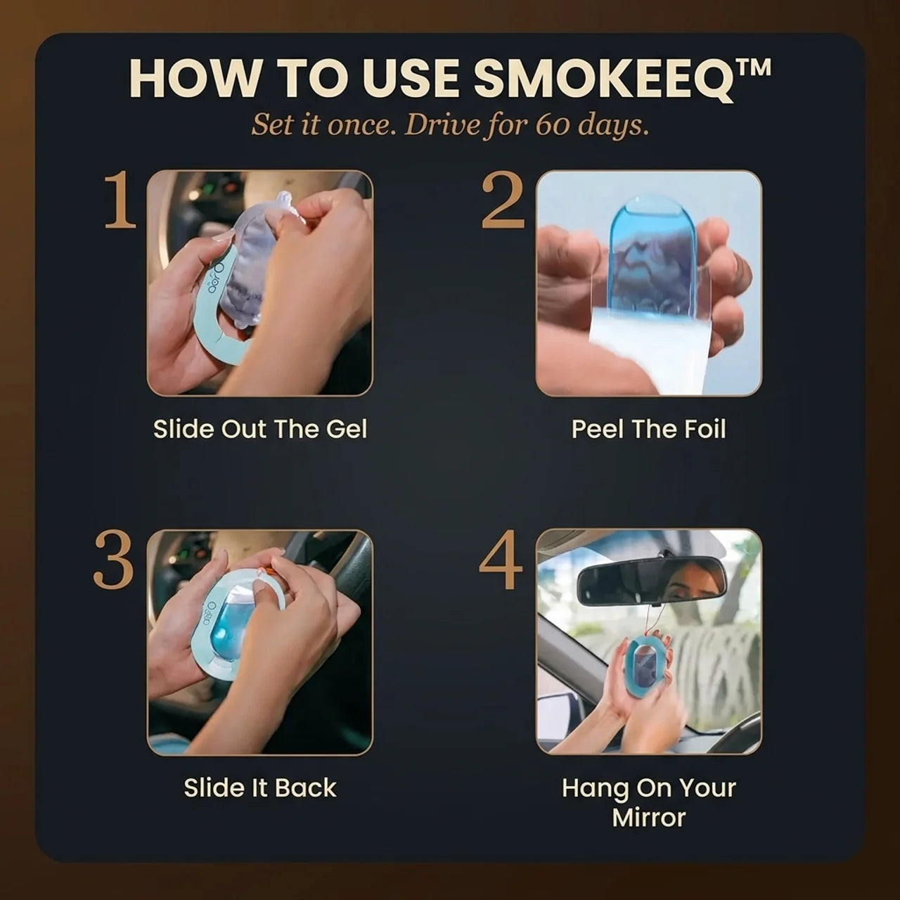 SmokeEQ™ Car Freshener
